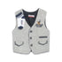 WEENY Kids Waistcoat White Boys Cotton 5 Piece Set