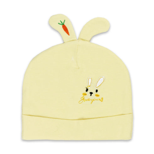 Yellow Unisex Rabbit Cap