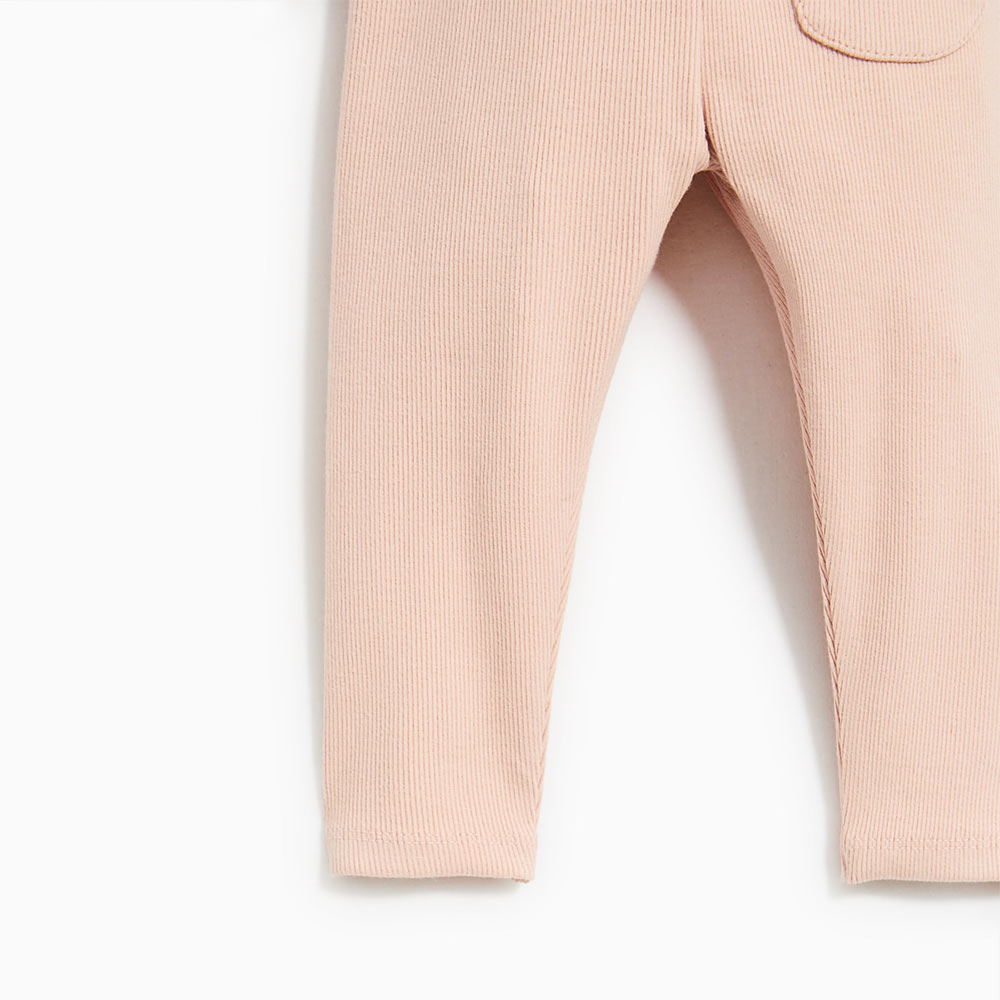 Zara, Bottoms, Zara Toddler Girl Ribbed Leggings With Bow