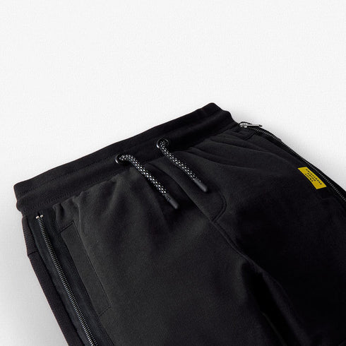 ZARA Black Boys Cotton Terry Trouser