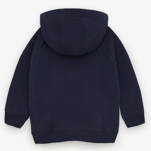 ZARA Blue Boys Cotton Fleece Hoodie