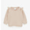 ZARA Bow Pink Girls Cotton Terry Sweat Shirt