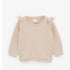 ZARA Bow Pink Girls Cotton Terry Sweat Shirt