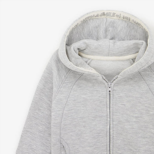 ZARA Boys Grey Cotton Terry Hoodie