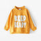 ZARA Keep Ready Yellow Boys Cotton Terry Sweat Shirt