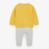 ZARA Loin Face Pocket Yellow Boys Cotton Terry 2 Piece Set