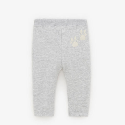 ZARA Loin Face Pocket Yellow Boys Cotton Terry 2 Piece Set