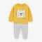 ZARA Loin Face Pocket Yellow Boys Cotton Terry 2 Piece Set
