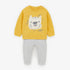 ZARA Loin Face Pocket Yellow Boys Cotton Terry 2 Piece Set