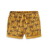 ZARA Palm Tree Yellow Boys Cotton Terry Burmuda Shorts(Cut label)
