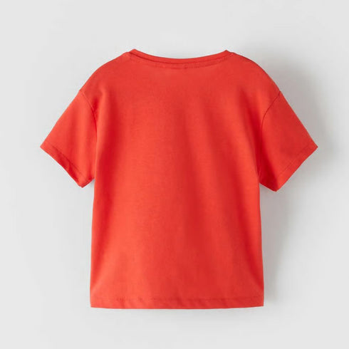 ZARA Red Boys Premium Cotton T shirt
