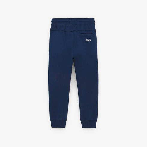ZARA Side Lace Blue Boys Cotton Trouser