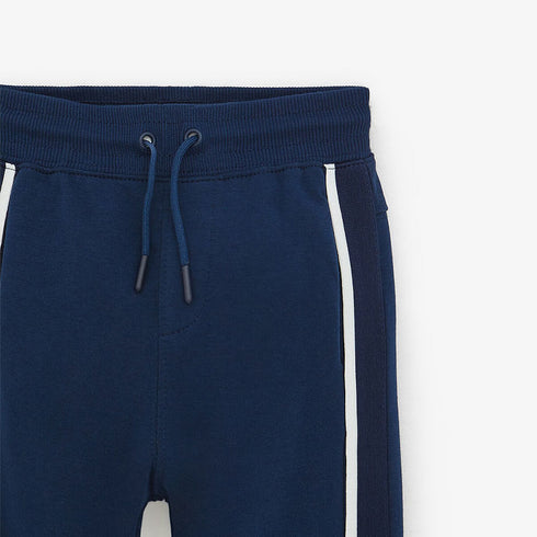 ZARA Side Lace Blue Boys Cotton Trouser