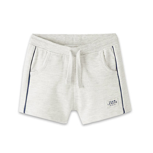 ZARA Team League Light Grey Boys Cotton Terry Shorts (Cut Label)