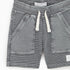 ZARA White Patch Grey StripeBoys Cotton Terry Short