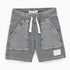 ZARA White Patch Grey StripeBoys Cotton Terry Short
