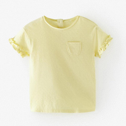 ZARA Yellow Girls Cotton 2 Piece Sets