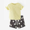 ZARA Yellow Girls Cotton 2 Piece Sets