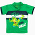 Ninja Lets Kick Shell Boys Green 2 piece Set Polo