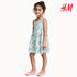 HnM All over Butterflies Light Green Premium Cotton Dress
