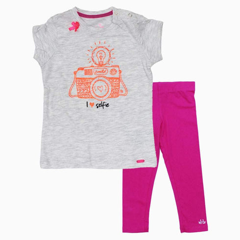 Selfie Grey Girls 2 piece bundle