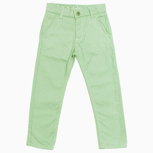 TIMBERLAND Soft Cotton Unisex Light Green Chino Pant