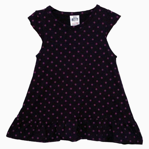 Zara baby polka print Purple girls dress