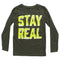 CHAPTER YOUNG Stay Real Premium Cotton Tshirt