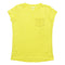 JBC BIO Cotton Lace Pocket Yellow Girls Tshirt