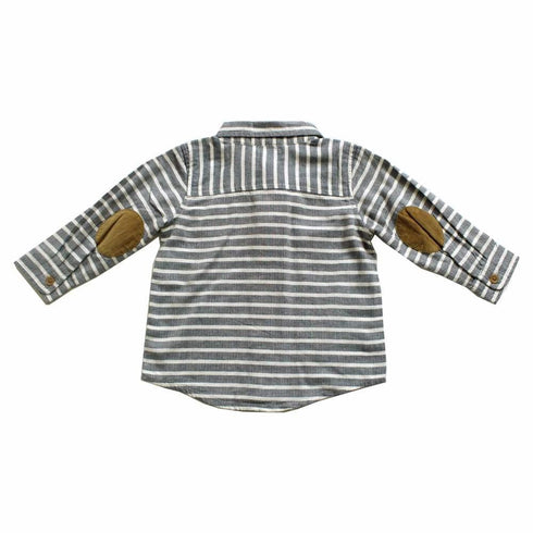 Old Navy (CUT LABEL) Herringbone greyish Casual Boys Shirt
