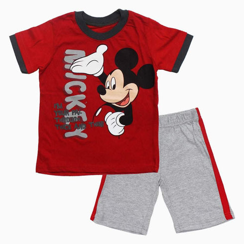 Mickey Pal Red Boys 2 piece Set