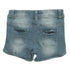 MAX Flower Embroidery Blue Denim Girls Short
