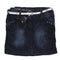 PALOMINO Girls Denim Rhinestone Studded Skirt with Belt