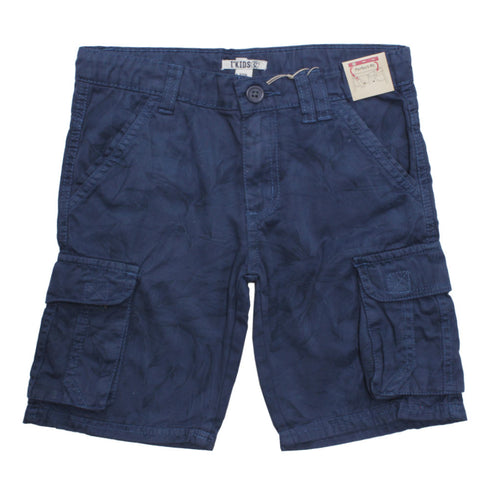 INNO Kids Boys Blue All over Printed Cargo Short