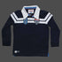FUZARKA Boys Heavy Cotton Navy Blue Rugby Polo