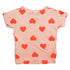 NAME IT Baby Pink All over Hearts Super Soft Premium Cotton Tshirt
