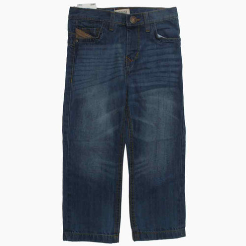 LINDEX Girls Front Leather pocket patch Light Blue Jeans