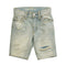 GAP KIDS Severe Ripped Front Light Blue Denim Shorts