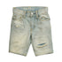 GAP KIDS Severe Ripped Front Light Blue Denim Shorts