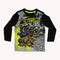 NICKELODEON Turtle Trouble Black Boys Premium Cotton Tshirt