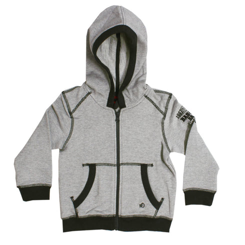 S.OLIVER Pocket Embroidery Grey Boys Cotton Premium Hoodie