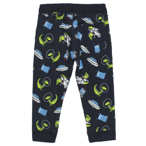 KIKI And KOKO Dino Print Boys Blue Trouser
