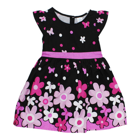 LC WAIKIKI Light Purple Flowers and Butterflies 2 Piece Dress Set
