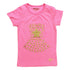 ORCHESTRA Golden shine dress print Pink Tshirt 2 Piece Set