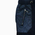 Black big pocket leather patch boys winter trouser
