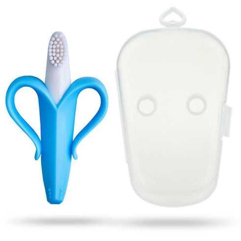 Beidile Baby Blue Banana Silicone Teether