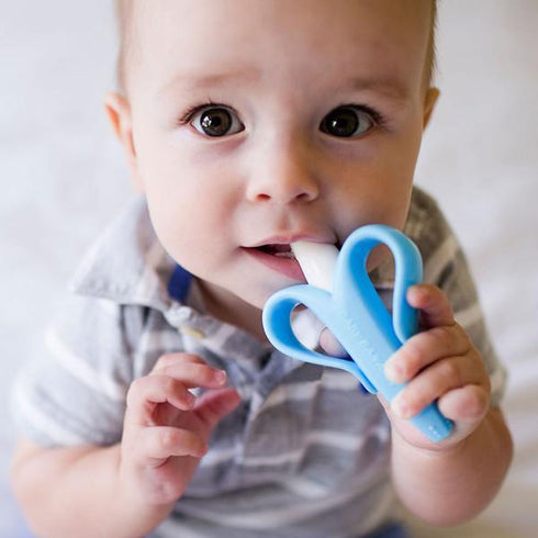 Beidile Baby Blue Banana Silicone Teether