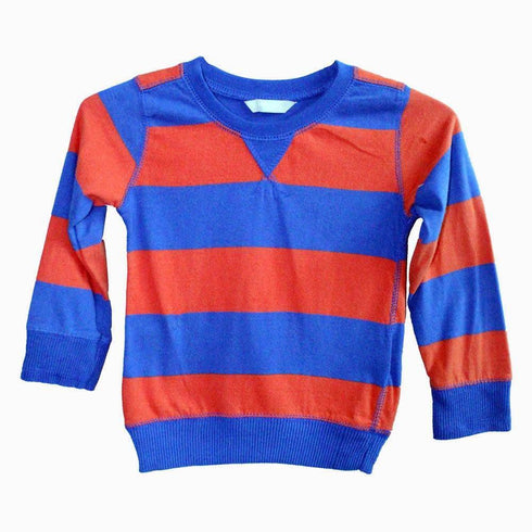 Kids by lindex Dark blue & orange Boys T-Shirt