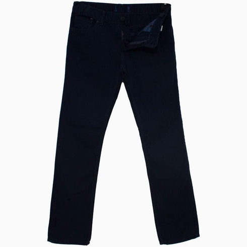 Old Navy Navy Blue Twill Cotton StraightFit Coloured Jeans Pant