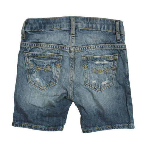 GAP KIDS Heavy Ripped Boy Fit Denim Shorts